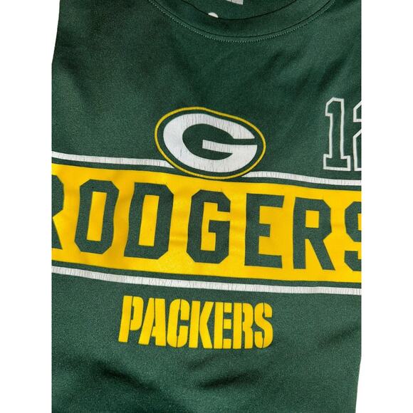 Greenbay Packers Football Shirt Men's 2XL NFL Team Apparel Rodgers #12 - Picture 10 of 11